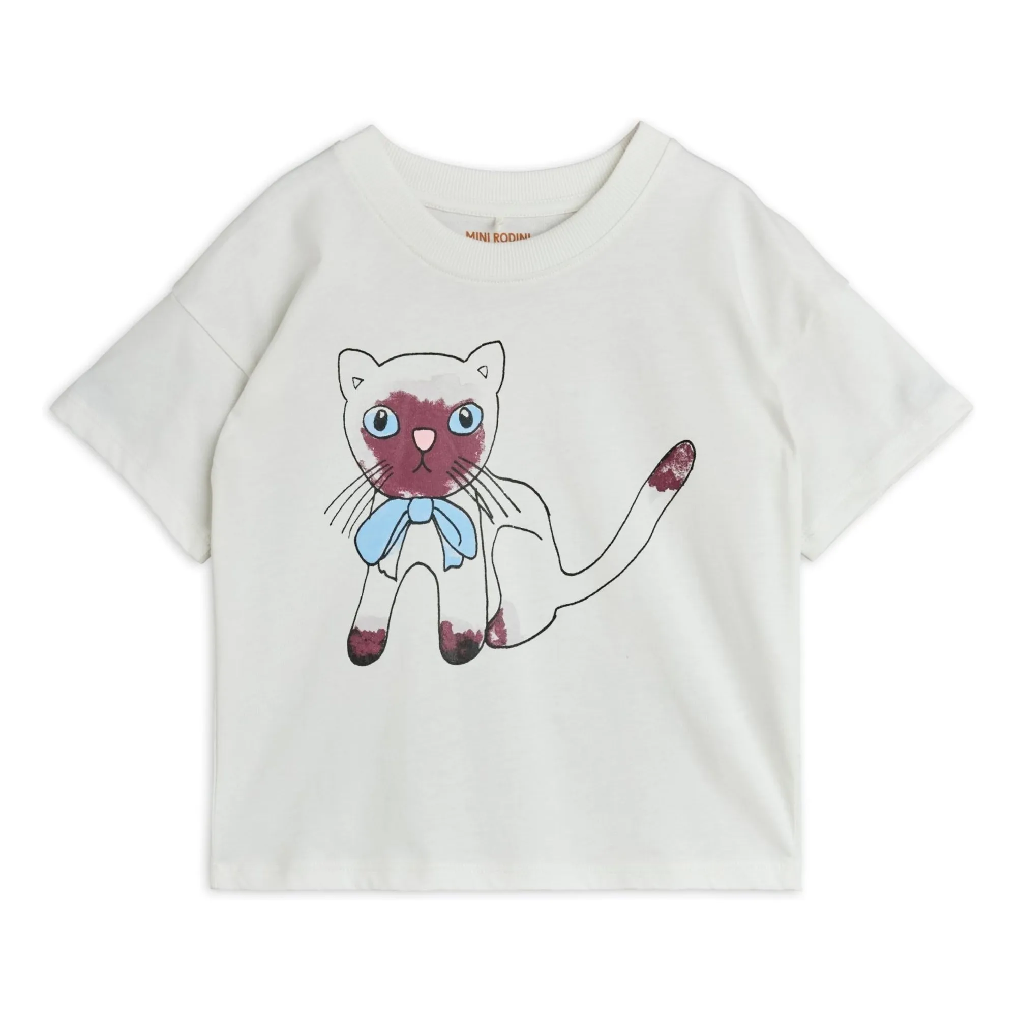T-shirt Siamese Coton Bio | Blanc- Image produit n°0