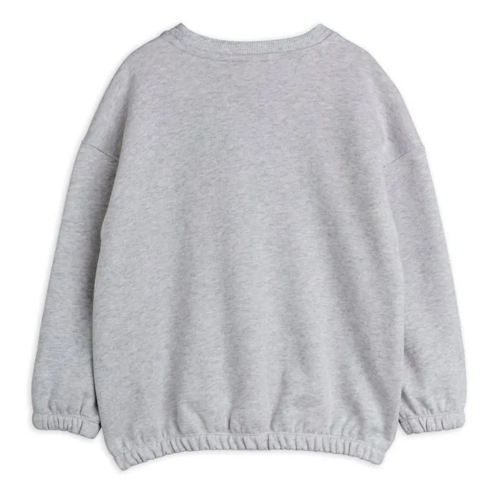 Siamese organic cotton sweatshirt | Heather grey- Product image n°5