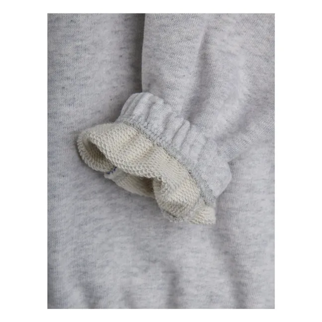 Sudadera siamesa de algodón orgánico | Gris Jaspeado