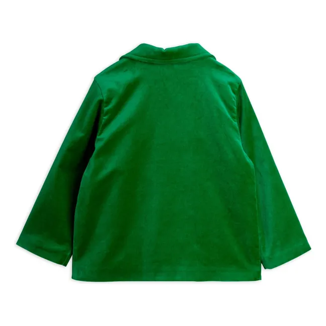 Diggie Velvet Organic Cotton Jacket | Green