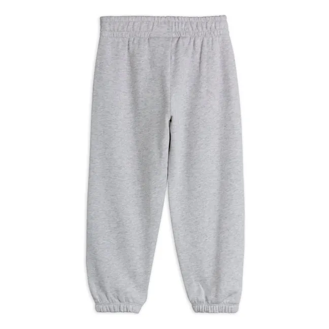 Organic cotton edged jogger | Heather grey