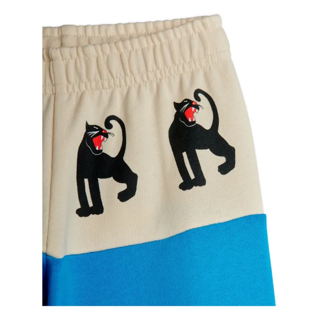 Panther organic cotton joggers | Azure blue