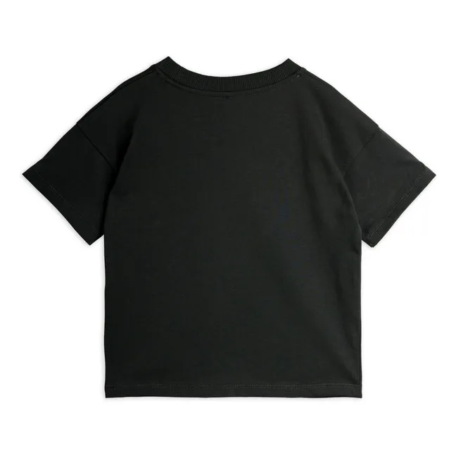 T-Shirt Panther Bio-Baumwolle | Schwarz