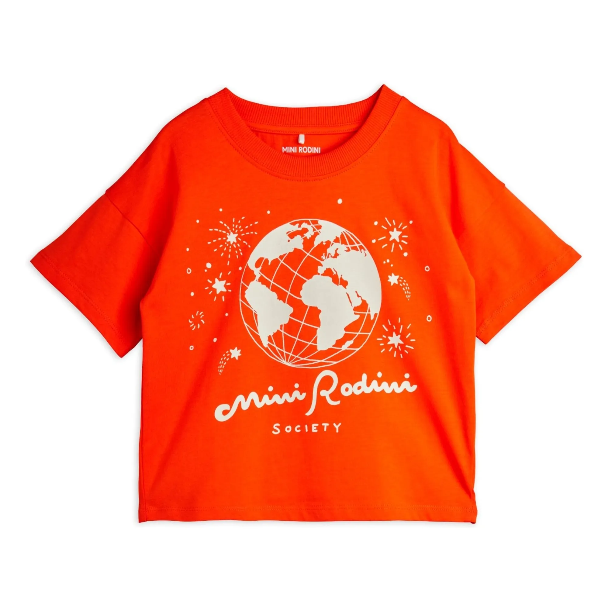 Mini Rodini Red Organic Cotton T-Shirt