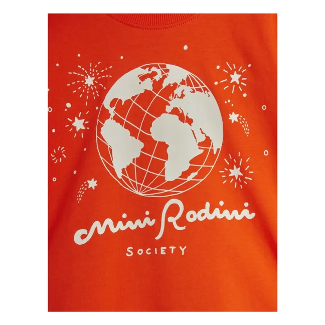 T-Shirt Mini Rodini Bio-Baumwolle | Rot