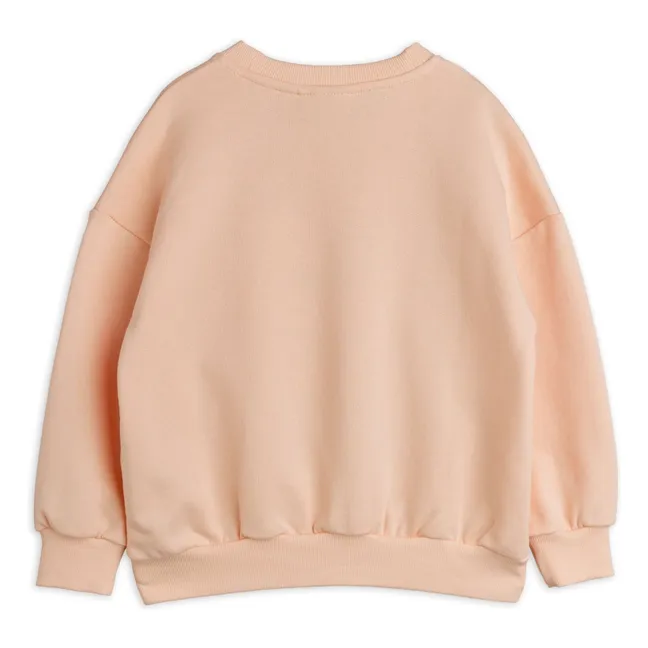 Sweatshirt Herz Bio-Baumwolle | Blassrosa