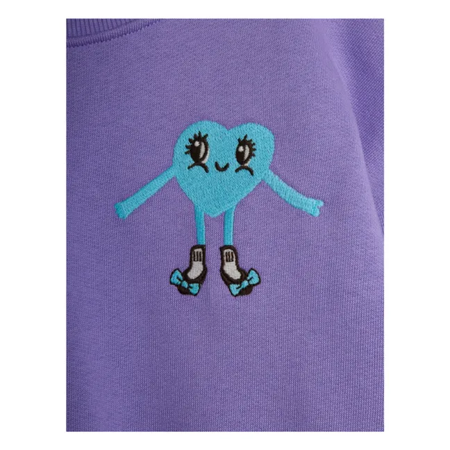 Sweat Heart Organic Cotton | Purple