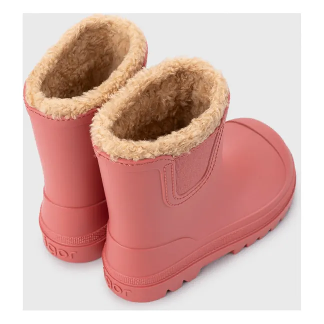 Bottes de Pluie Fourrées Verona Borrego | Corail