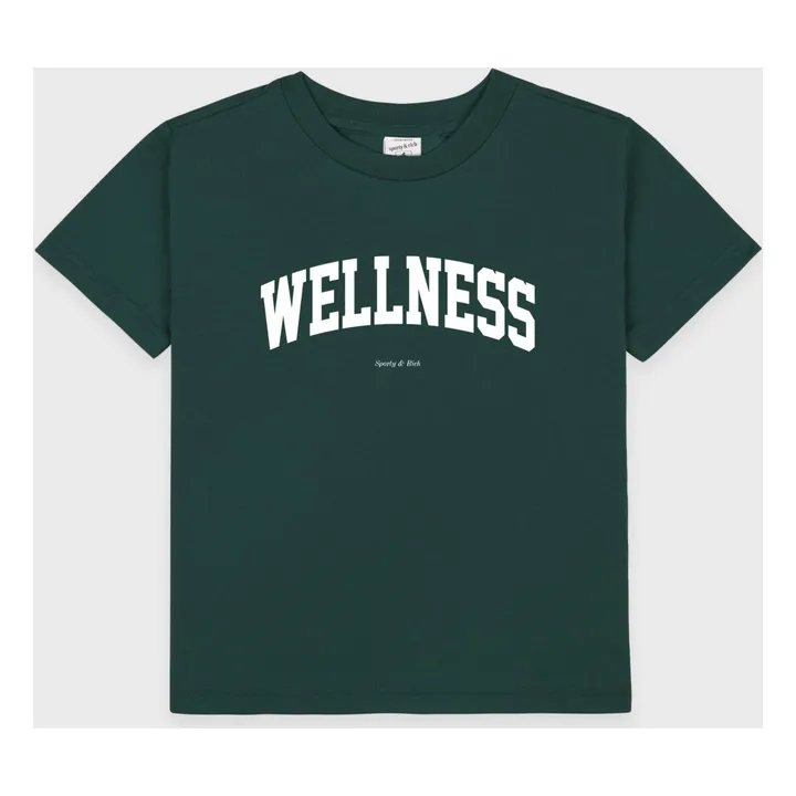 T-shirt Wellness Ivy Coton Recyclé | Vert foncé- Image produit n°4