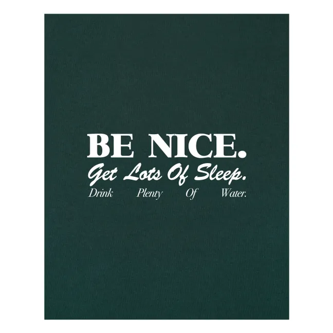 Sweat Be Nice | Vert foncé