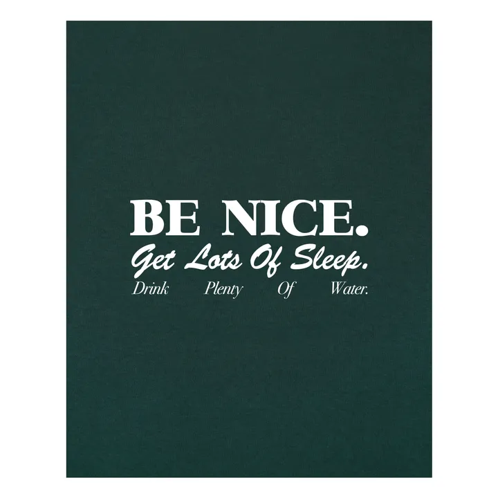 Sweat Be Nice | Vert foncé- Image produit n°2