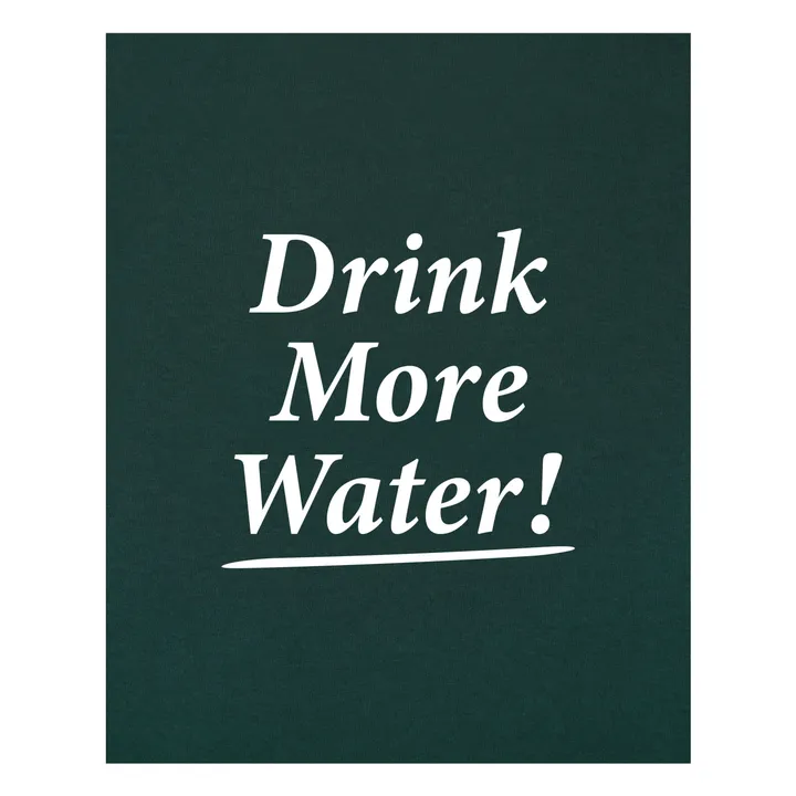 Sweat Drink More Water | Vert foncé- Image produit n°2