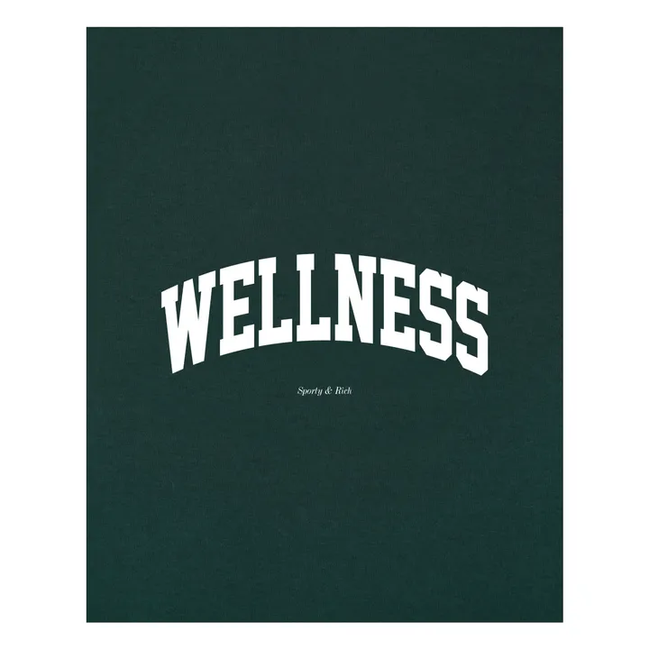T-shirt Wellness Ivy Coton Recyclé | Vert foncé- Image produit n°1