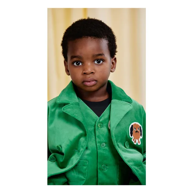 Veste Diggie Velours Coton Bio | Vert