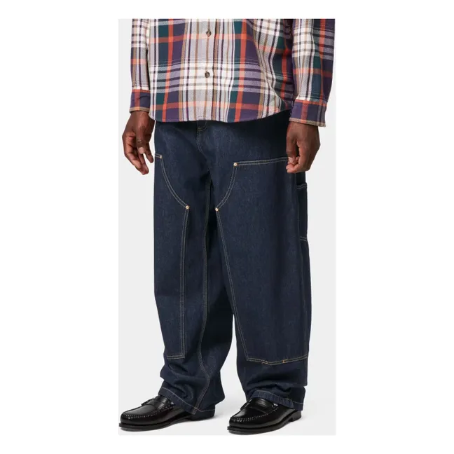 Jean Large Nash Double Knee | Denim brut