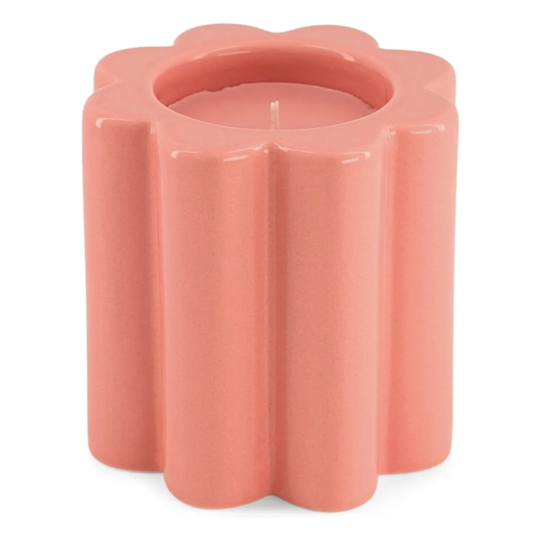 The Socialite Family Powder Pink La Candela Scented Candle Fig Tree Scent