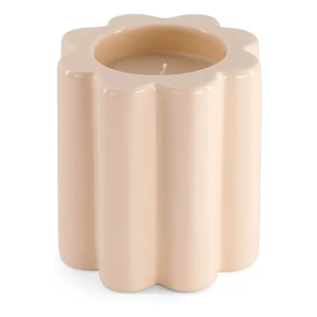 Vela perfumada La Candela aroma leña fuego | Crema