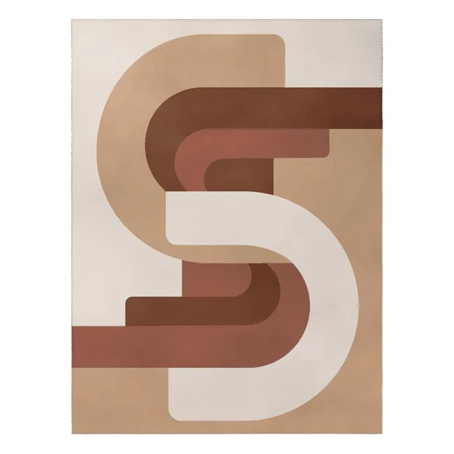 Alfombra Roma de lana | Rosa