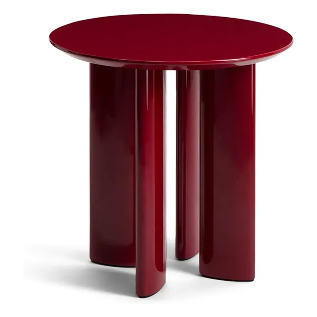 Table d'appoint Carlotta en hêtre laqué | Bordeaux