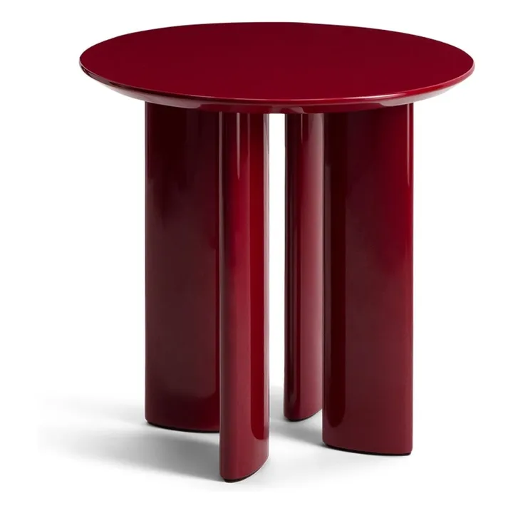Table d'appoint Carlotta en hêtre laqué | Bordeaux- Image produit n°0