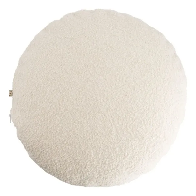 Bomboloni cushion in bouclette wool | Cream