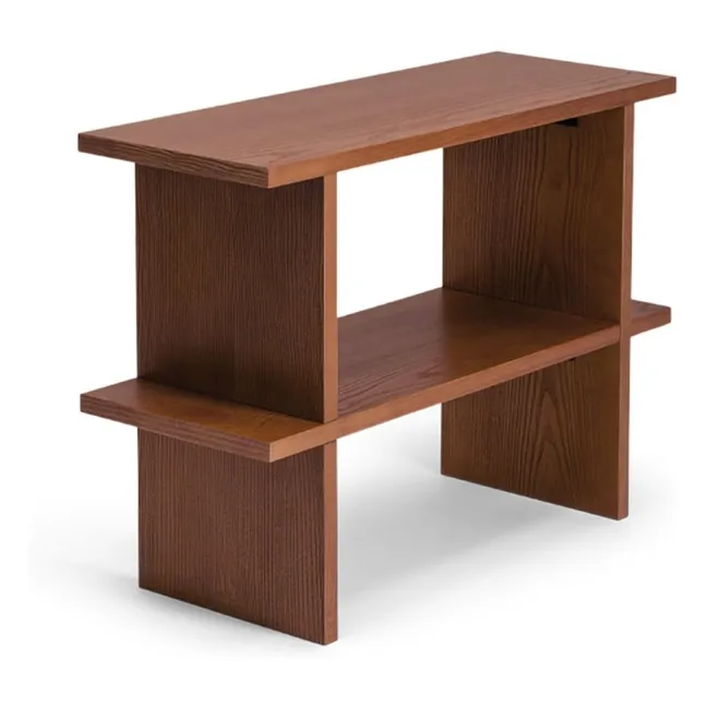 Mara ash shelf, iroko finish | Iroko