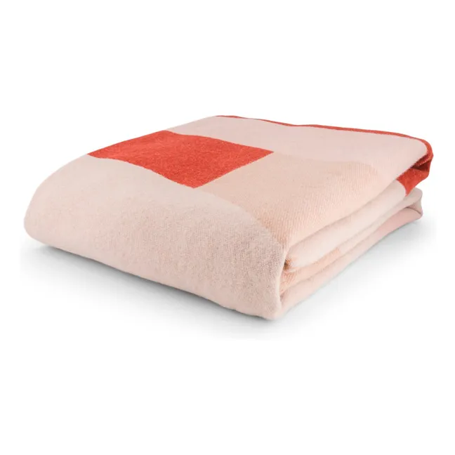 Roma wool plaid | Pink