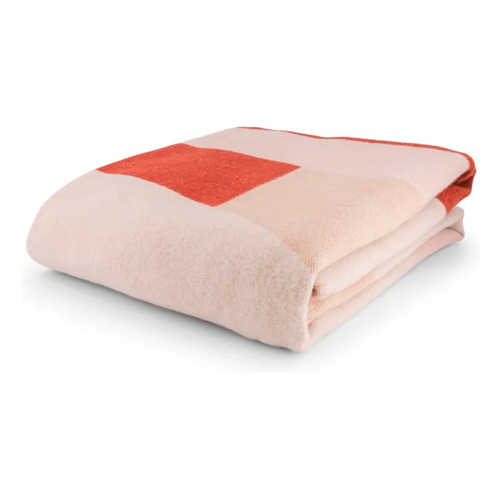 Roma wool plaid | Pink- Product image n°3
