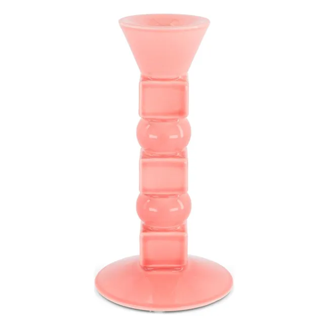 Ceramic Anna candleholder small size | Powder pink