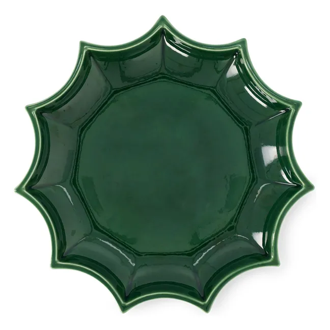 Tasca ceramic pocket organizer | Dark green