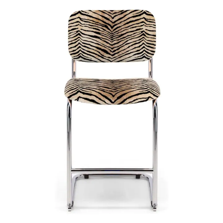 Classica velvet bar chair | Tiger- Product image n°0