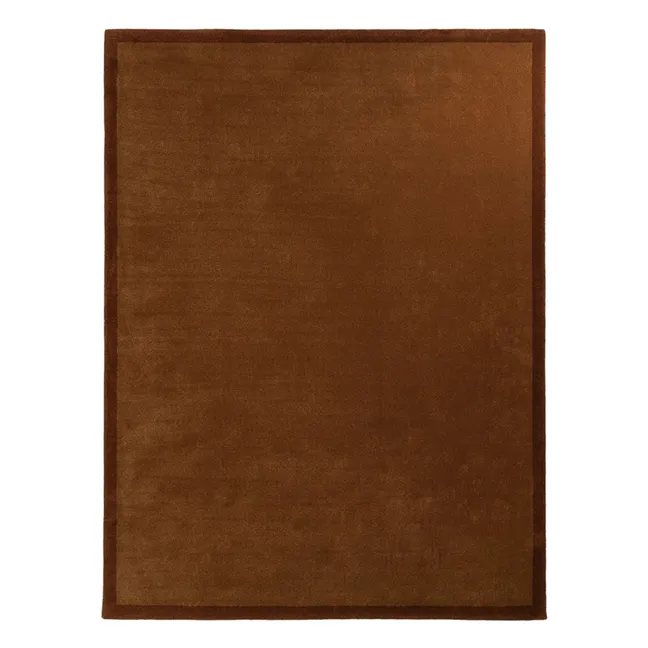 Tapis Luna en laine | Chocolat