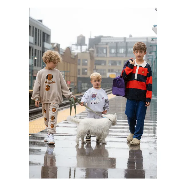 Sweat Siamese Coton Bio | Gris chiné