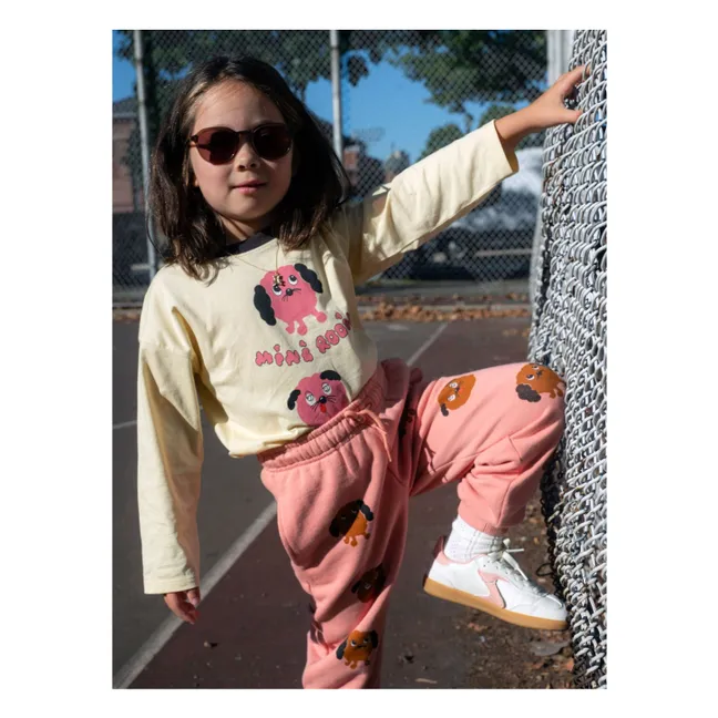 Doggies Organic Cotton Jogger | Pale Pink