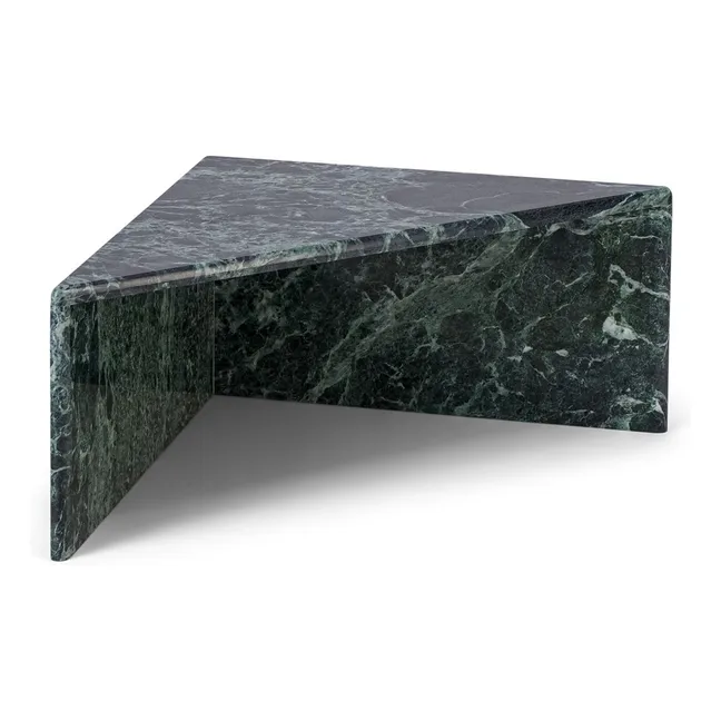 Triangolo marble end table | Green Marble