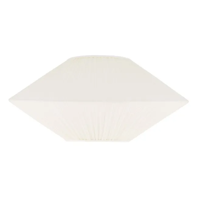 Applique Brera demi soucoupe en coton plissé | Crème