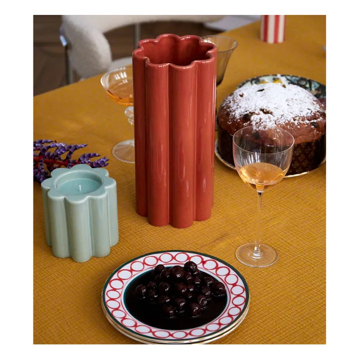 Vase Duetto Solo en céramique | Terracotta- Image produit n°2