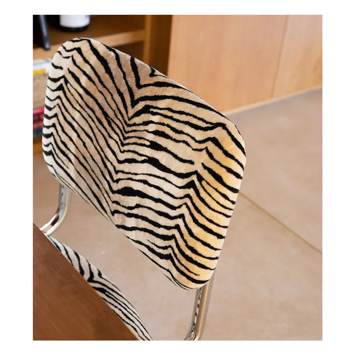 Classica velvet bar chair | Tiger- Product image n°1