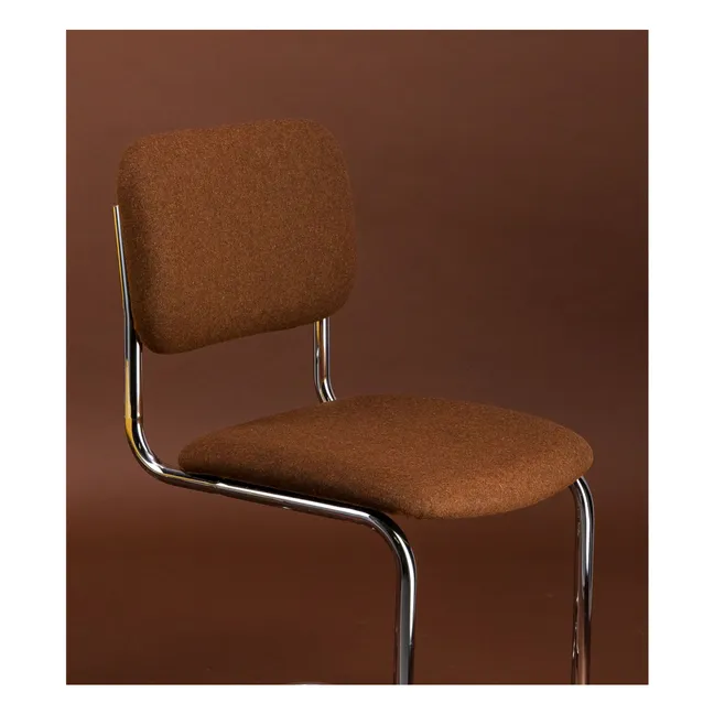 Classica felt bar chair | Brick red