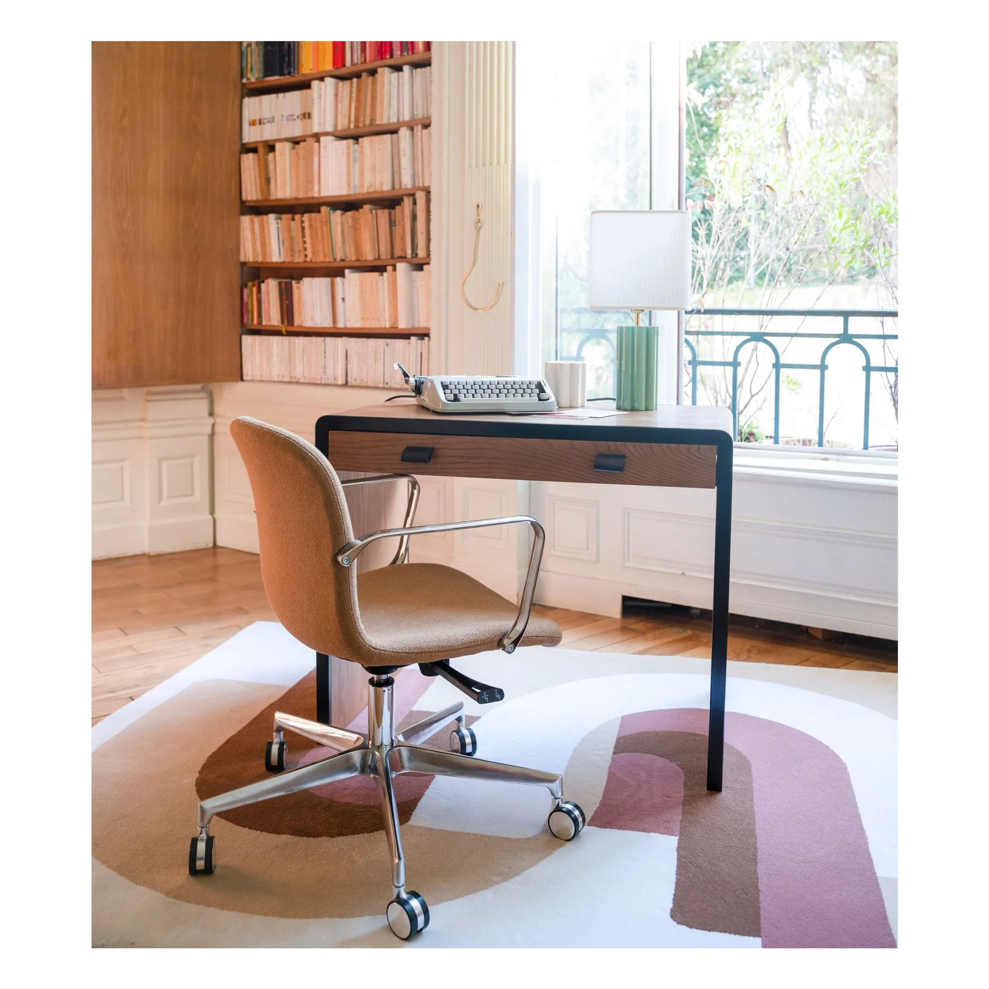 Tapis Roma en laine | Rose- Image produit n°2