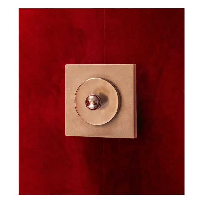 Marta wall lamp in crackled ceramic | Cream