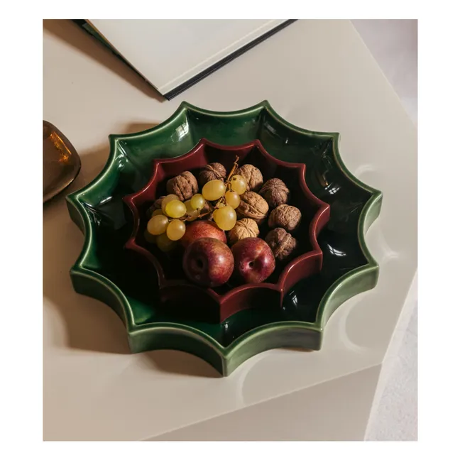 Vassoio tascabile in ceramica Tasca | Bordeaux