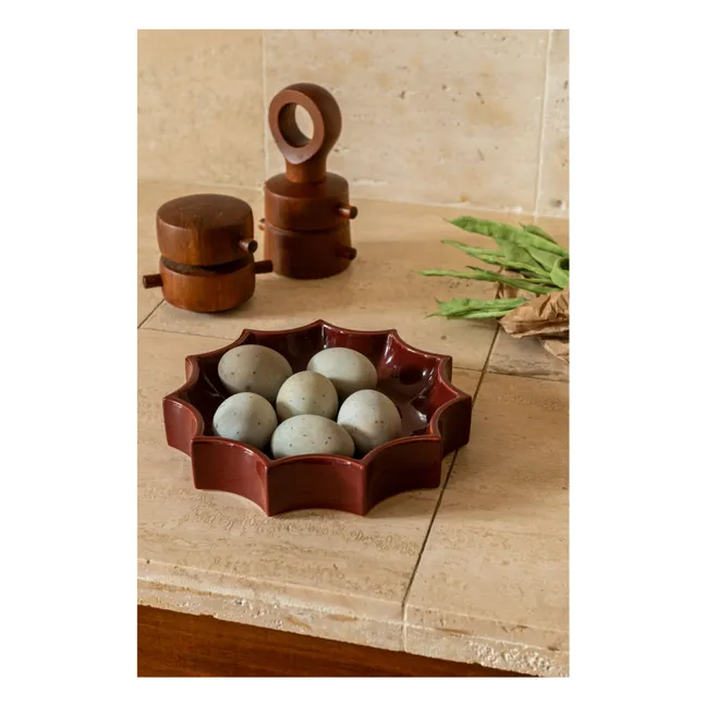 Tasca ceramic pocket organizer | Burgundy