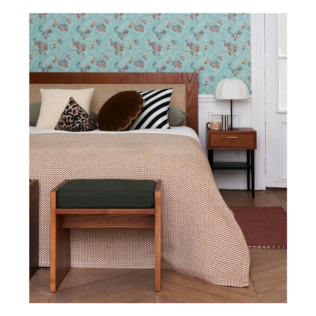 Plaid Miuccia en jacquard de coton | Caramel