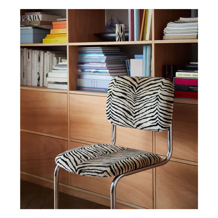 Chaise Classica en velours tigre- Image produit n°1