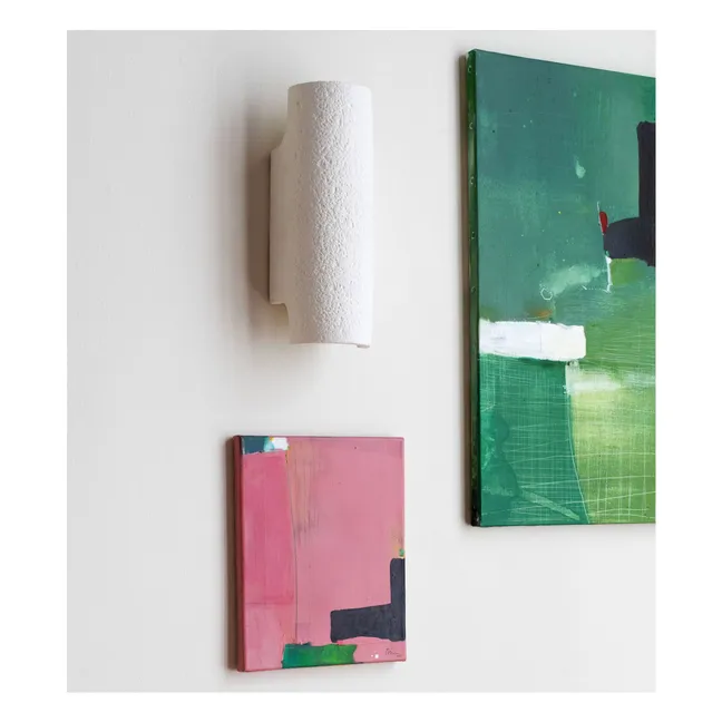 Aplique Mano terracota | Blanco