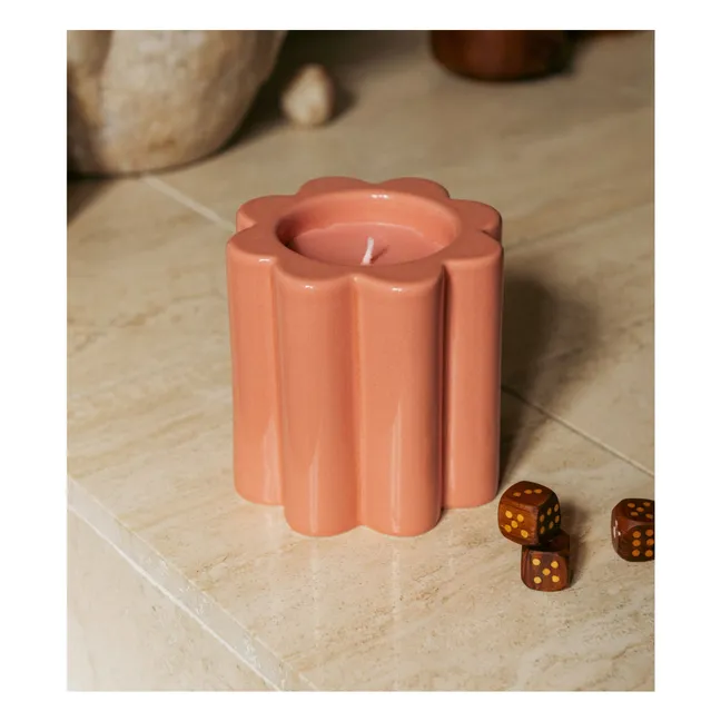 La Candela scented candle fig tree scent | Powder pink