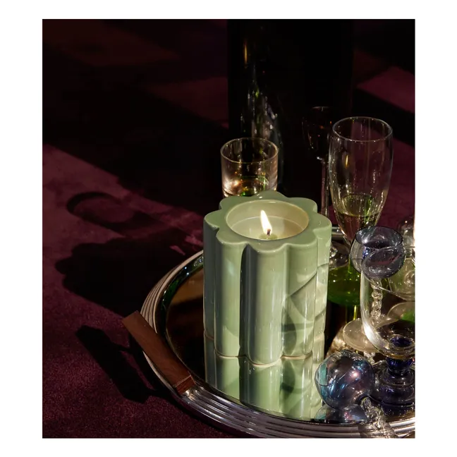 Bougie parfumée La Candela senteur fleur d'oranger | Vert amande