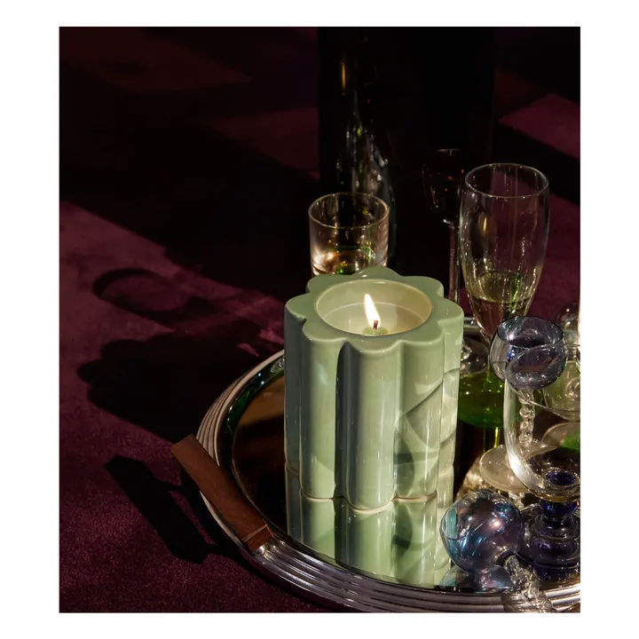 Bougie parfumée La Candela senteur fleur d'oranger | Vert amande- Image produit n°2