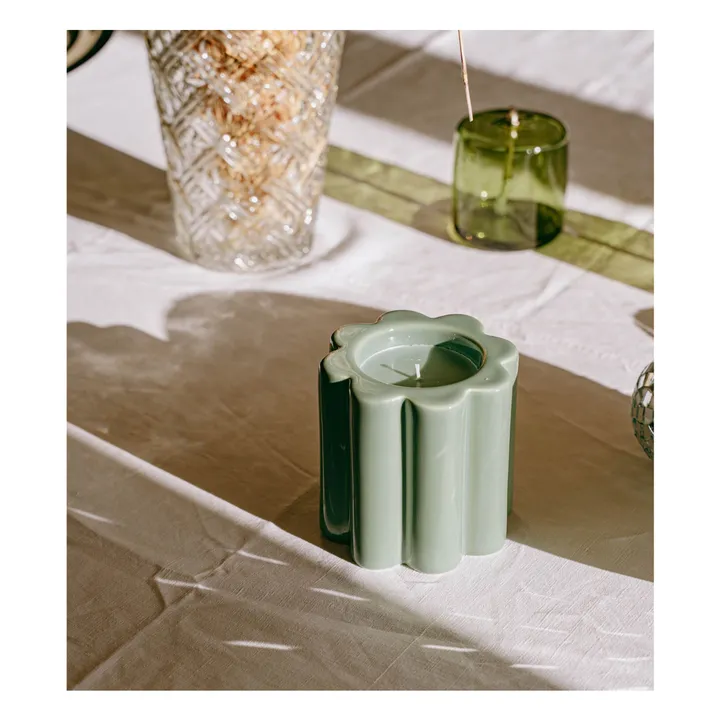 Bougie parfumée La Candela senteur fleur d'oranger | Vert amande- Image produit n°1